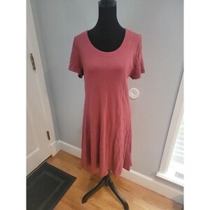 Daily Ritual Women's‎ Casual T-Shirt Dress Short Sleeve Knee Length Large